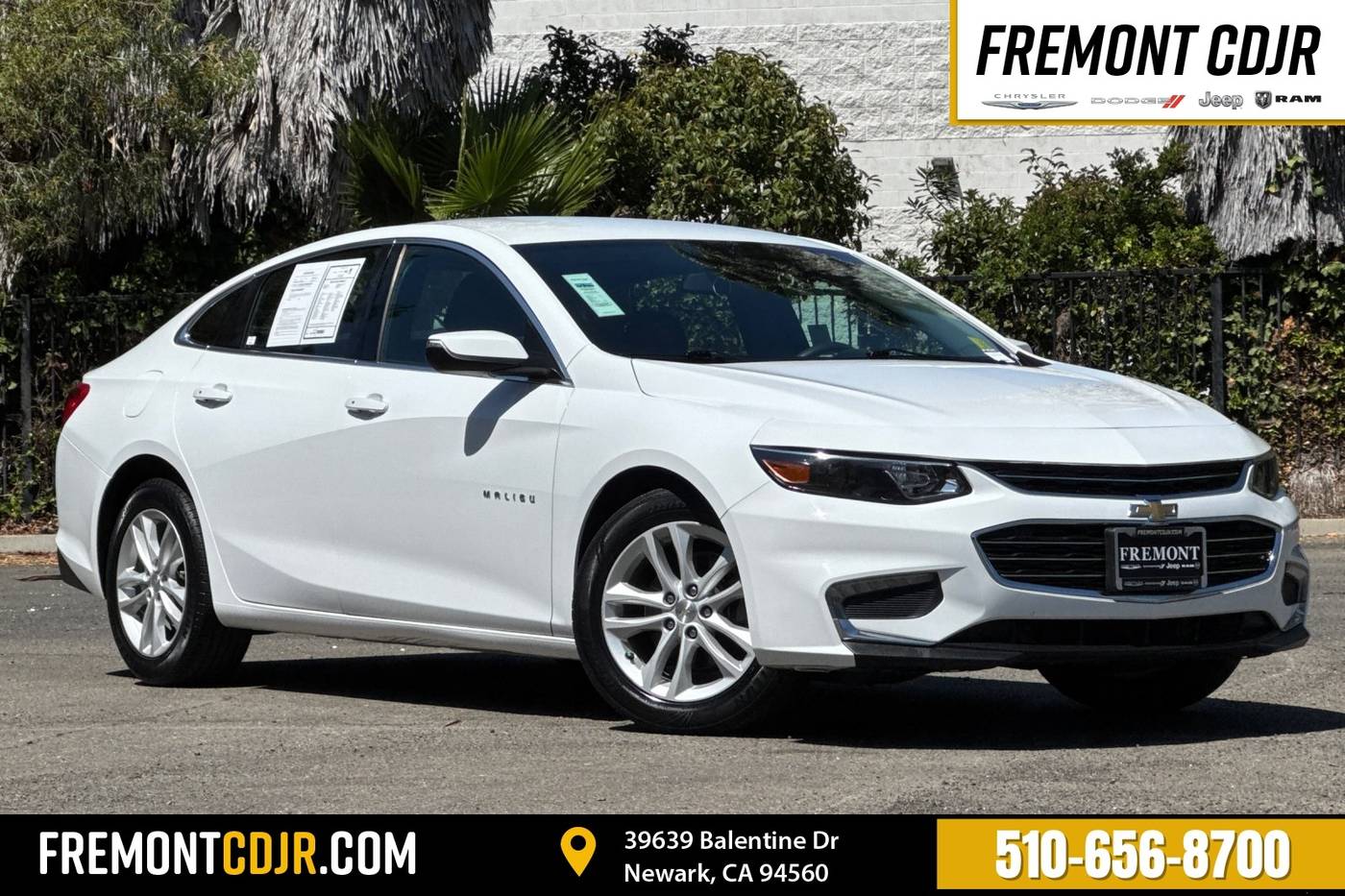 2018 Chevrolet Malibu LT — Sedan — 84,459 mi — Newark, CA