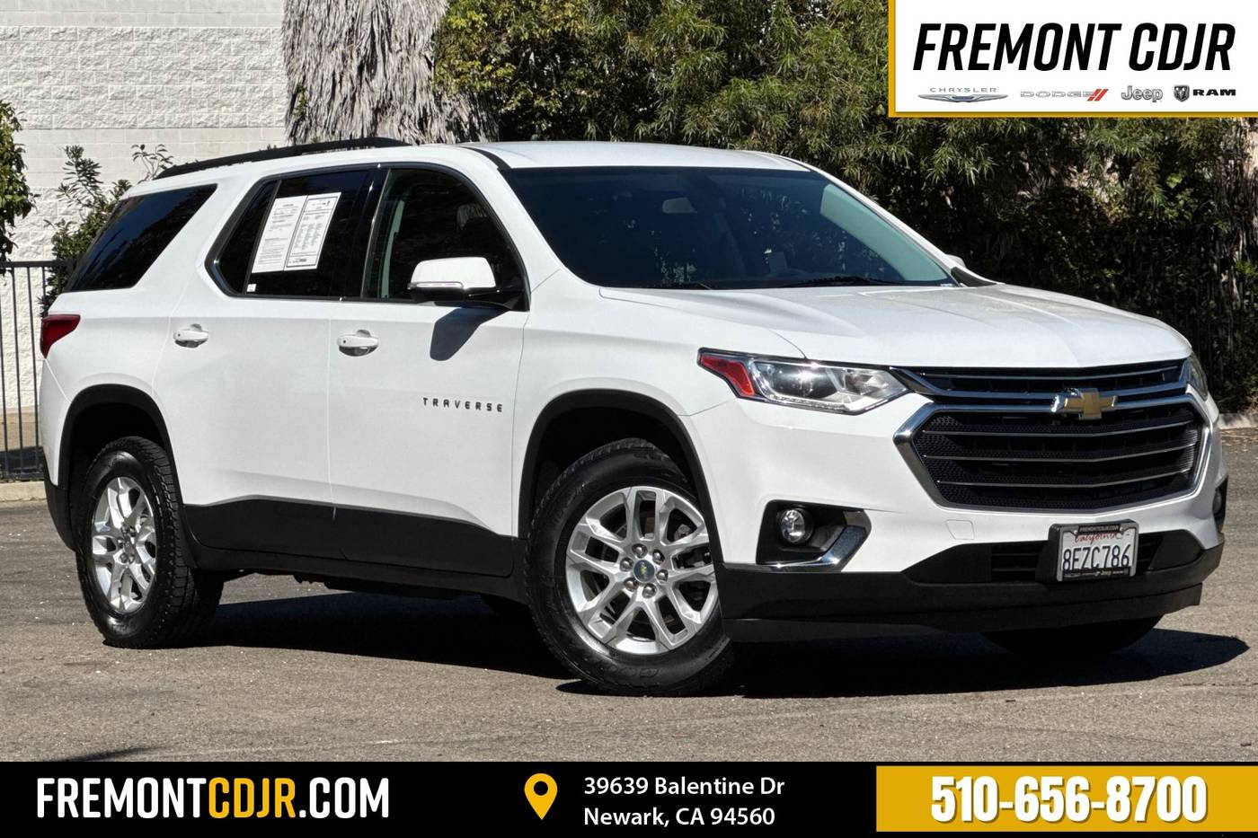 2019 Chevrolet Traverse LT Cloth — SUV — 63,065 mi — Newark, CA