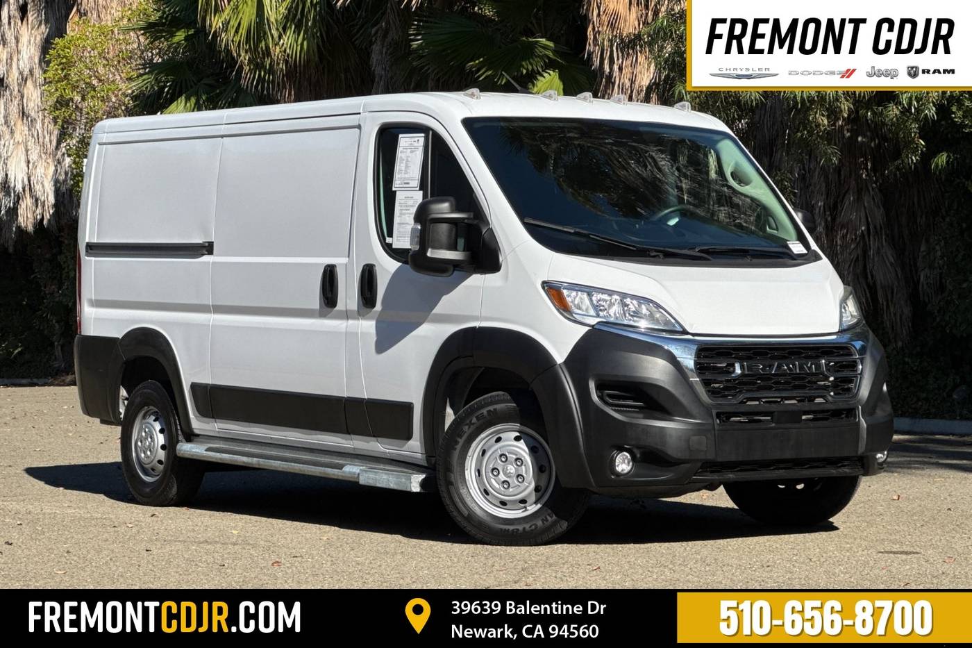 2023 Ram ProMaster Cargo Van 2500 — Cargo Van — 35,609 mi — Newark, CA