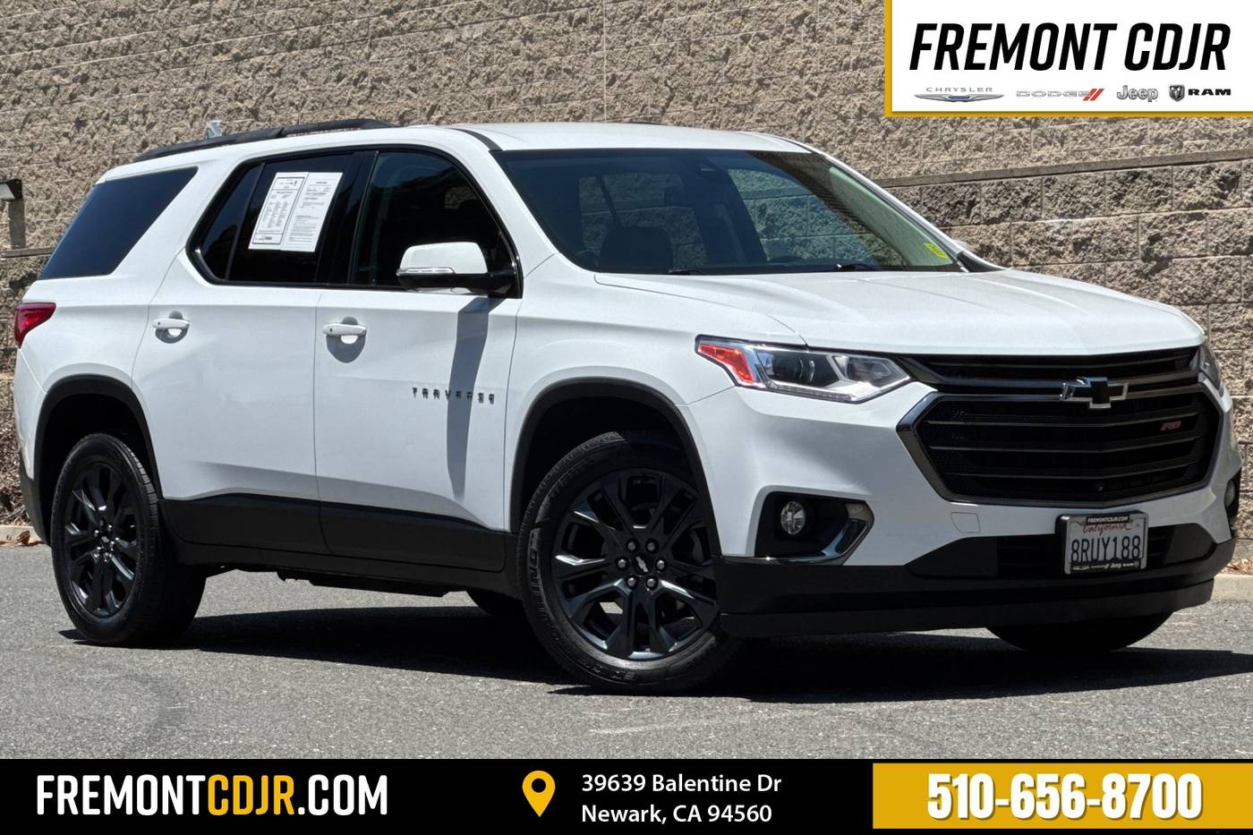 2020 Chevrolet Traverse RS — SUV — 53,853 mi — Newark, CA