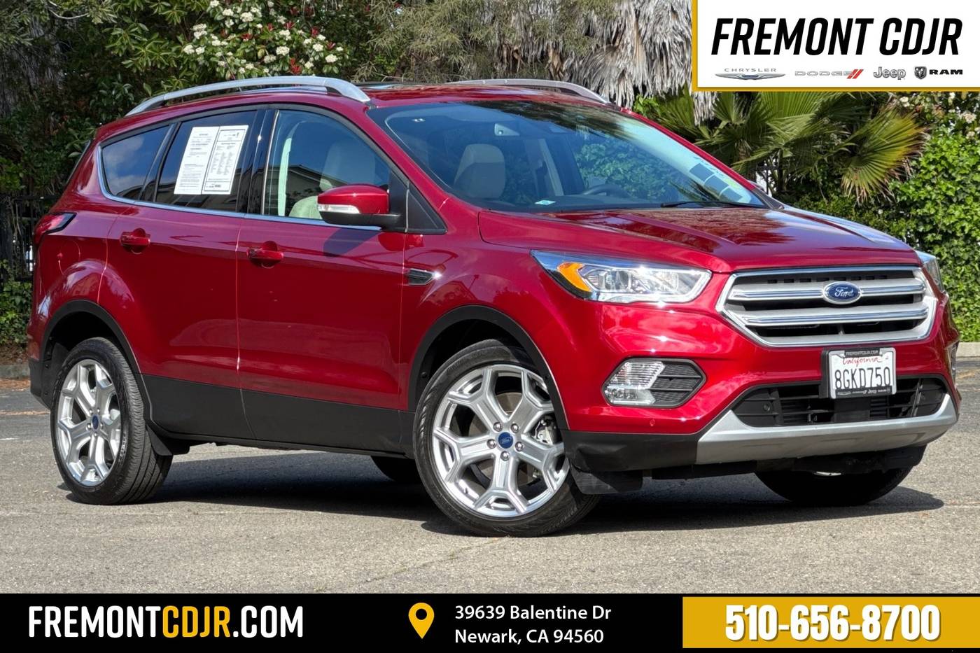 2019 Ford Escape Titanium — SUV — 19,594 mi — Newark, CA