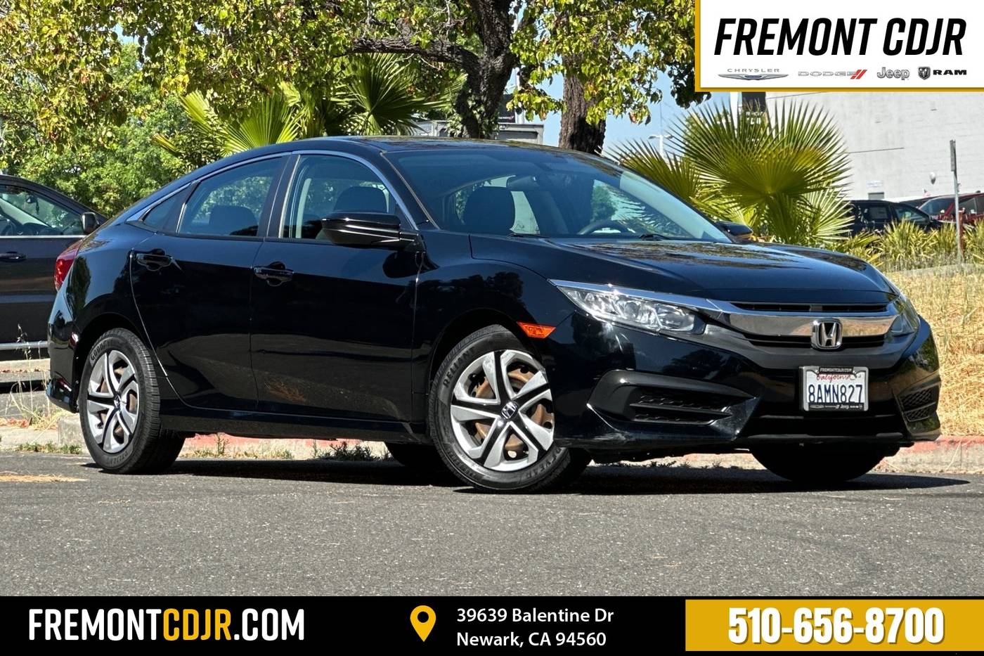 2017 Honda Civic LX — Sedan — 65,128 mi — Newark, CA