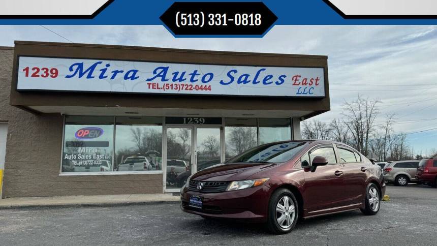 2012 Honda Civic LX — Sedan — 92,081 mi — Milford, OH