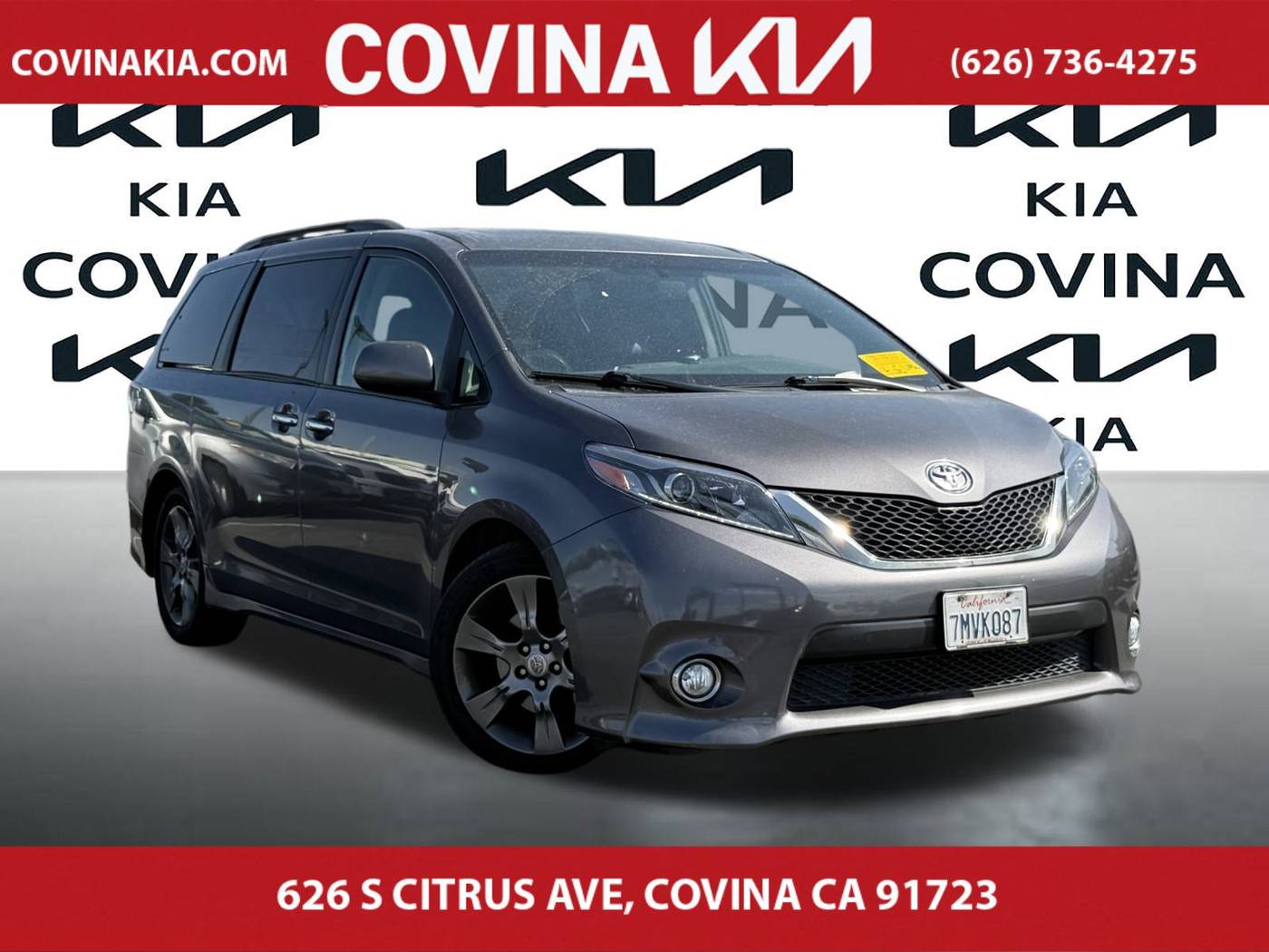 2015 Toyota Sienna SE — Minivan — 84,332 mi — Covina, CA