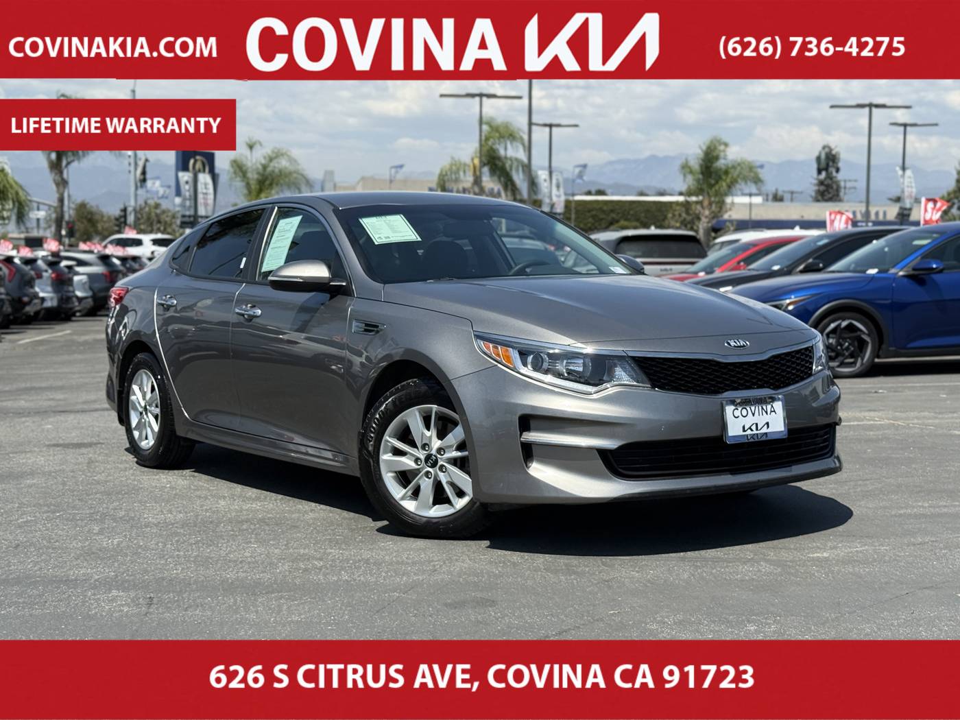 2018 Kia Optima LX — Sedan — 72,210 mi — Covina, CA