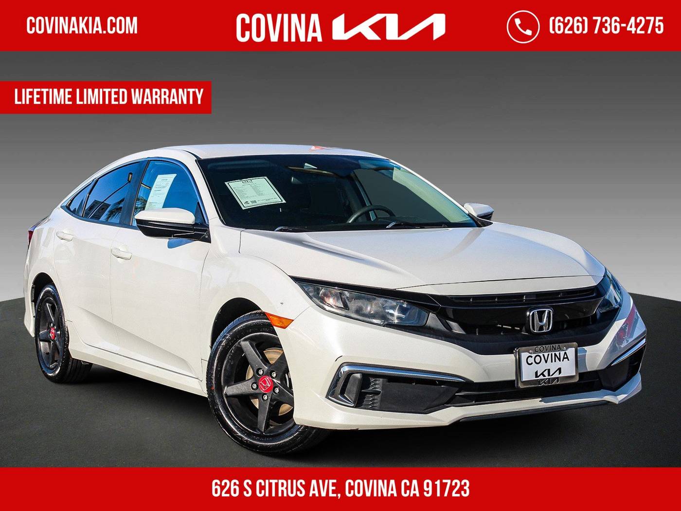 2020 Honda Civic LX — Sedan — 46,331 mi — Covina, CA