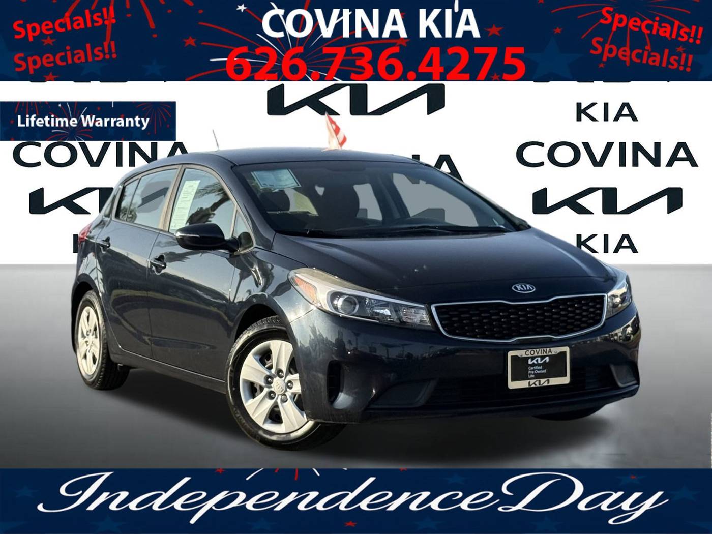 2017 Kia Forte LX — Hatchback — 55,048 mi — Covina, CA