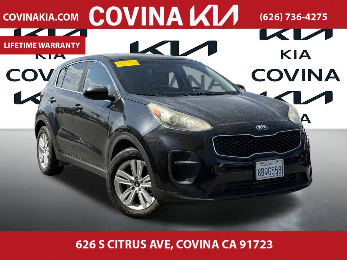 2018 Kia Sportage LX — SUV — 77,853 mi — Covina, CA