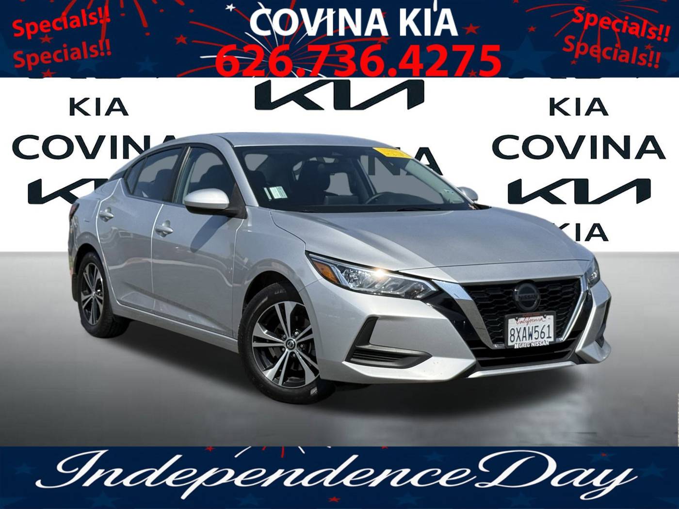 2021 Nissan Sentra SV — Sedan — 70,873 mi — Covina, CA
