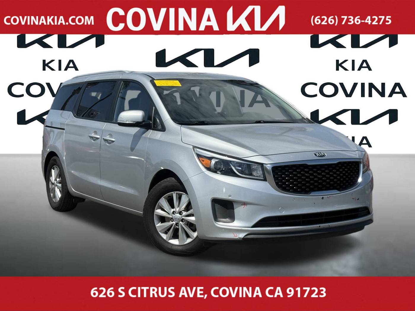 2016 Kia Sedona LX — Minivan — 110,267 mi — Covina, CA