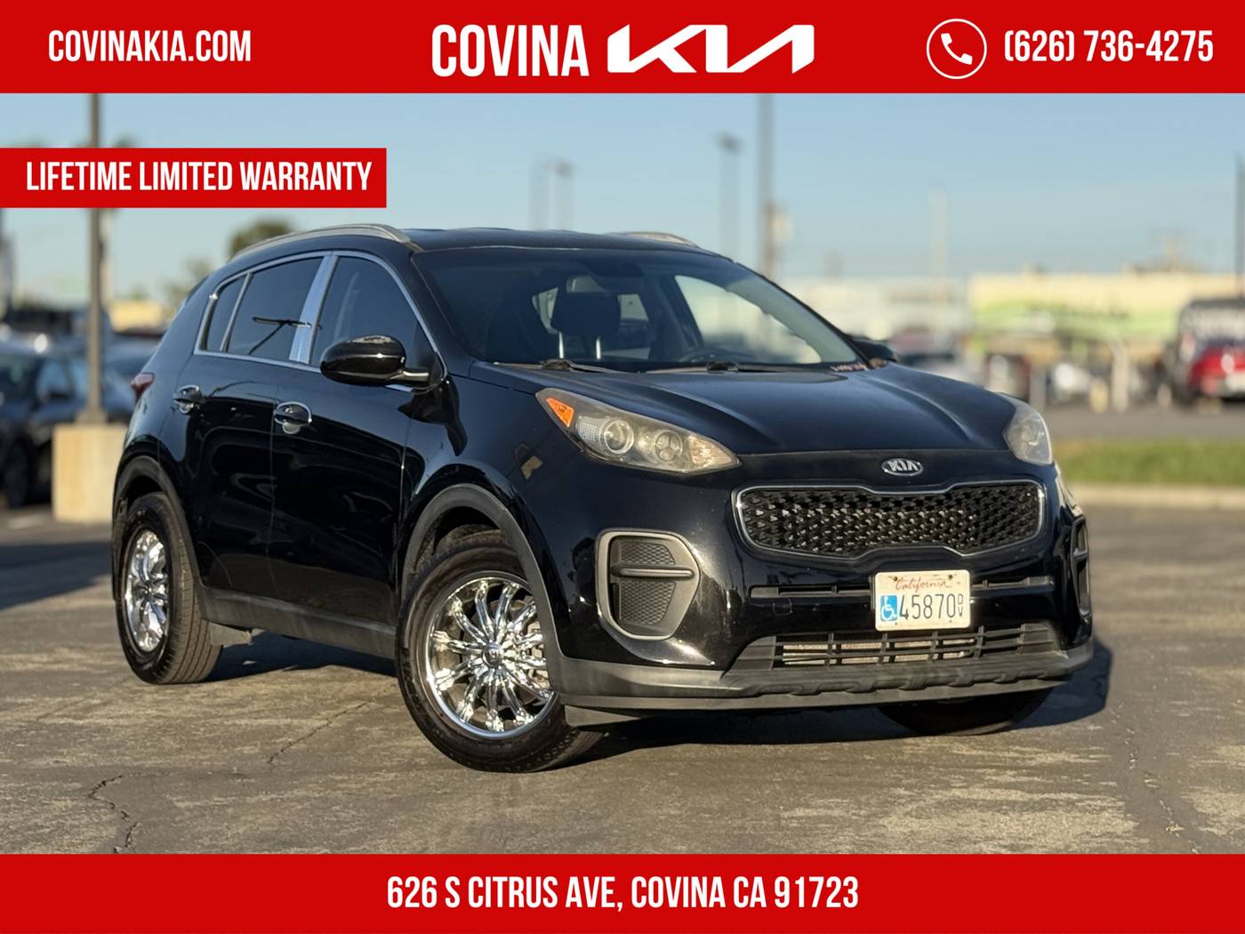 2018 Kia Sportage LX — SUV — 65,885 mi — Covina, CA
