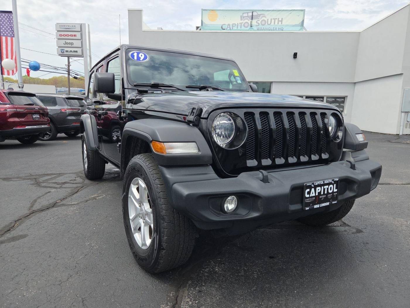 2019 Jeep Wrangler Sport S — SUV — 120,409 mi — New London, CT
