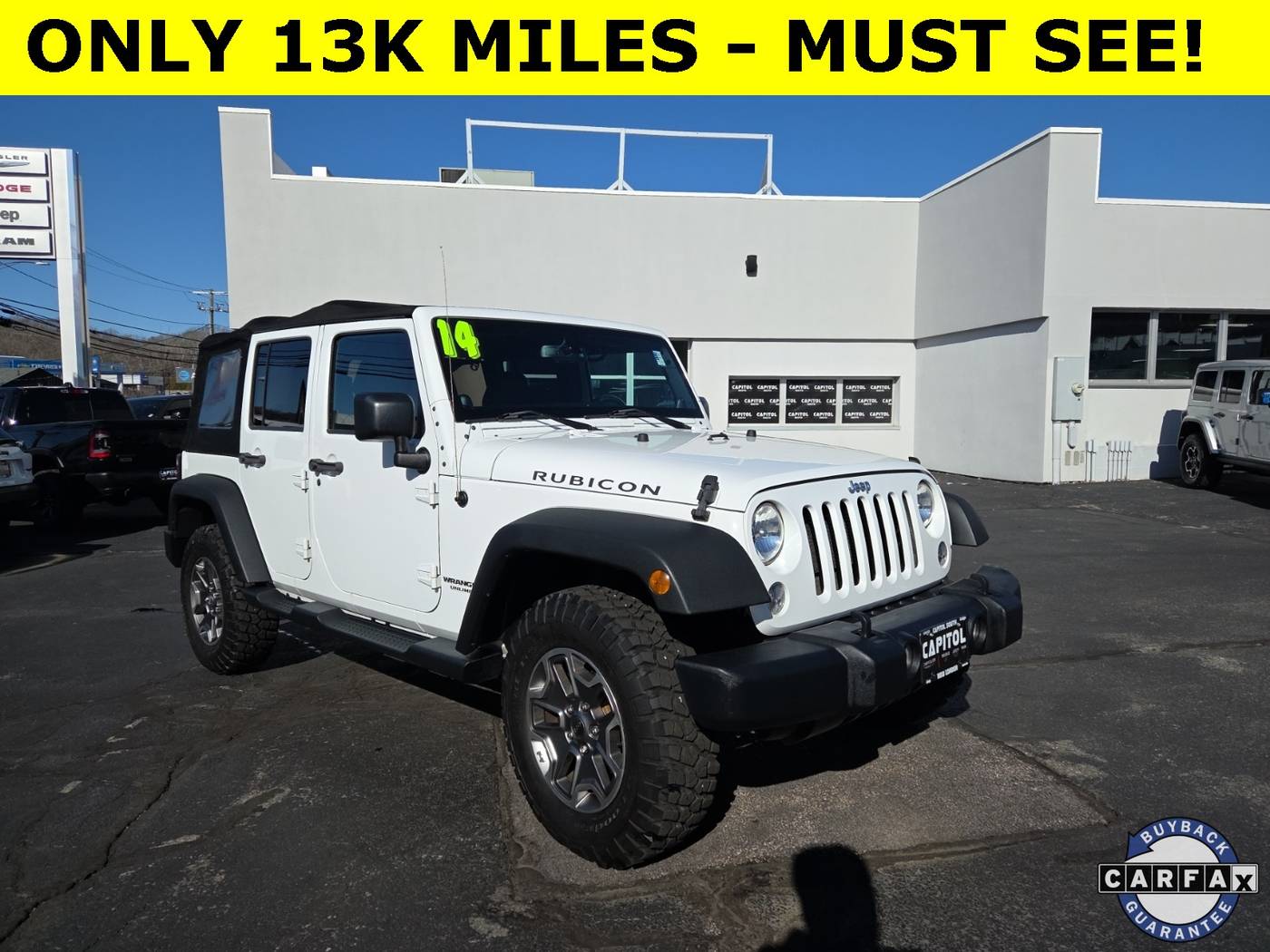 2014 Jeep Wrangler Rubicon — SUV — 13,566 mi — New London, CT