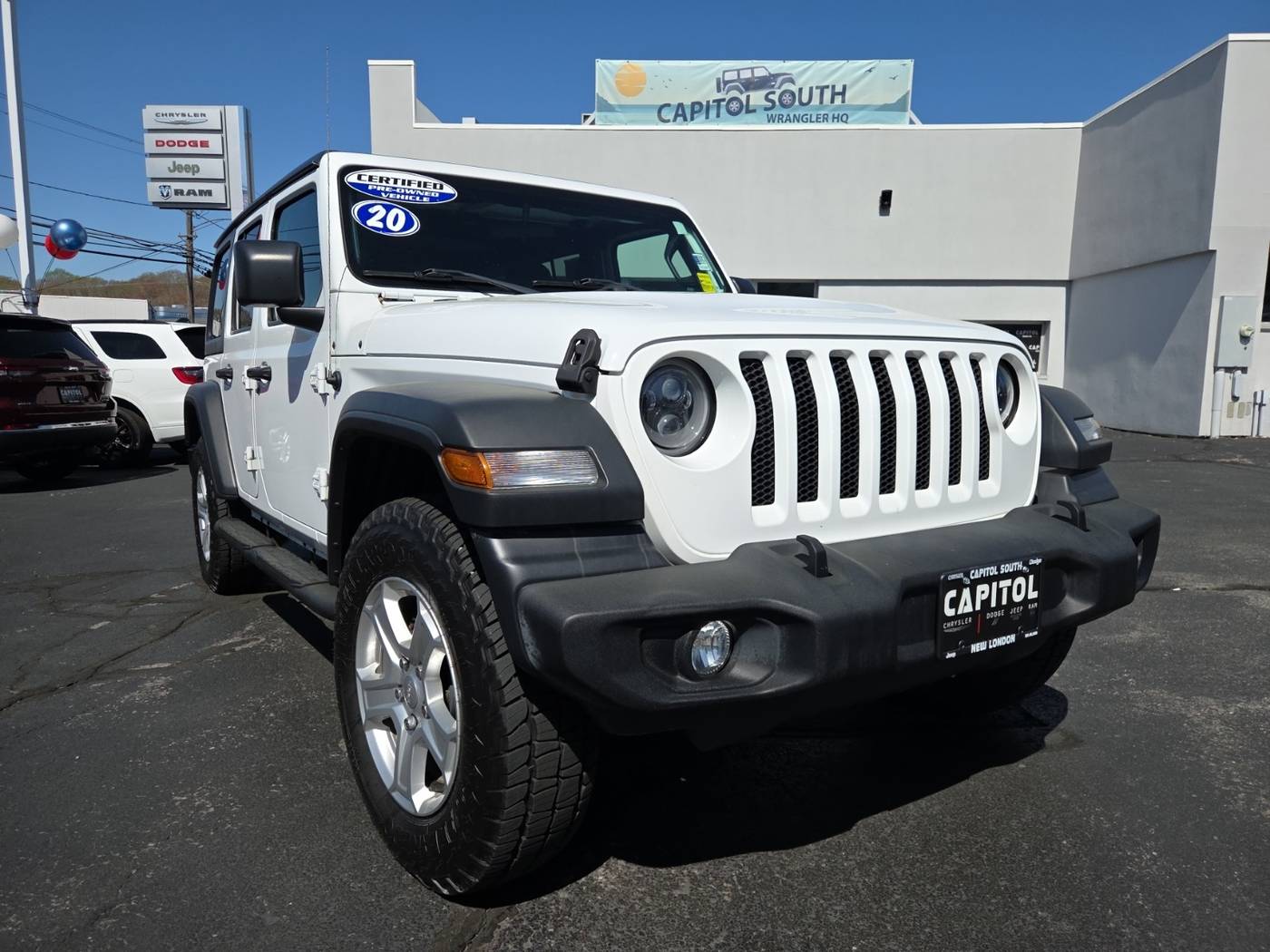 2020 Jeep Wrangler Sport S — SUV — 67,793 mi — New London, CT