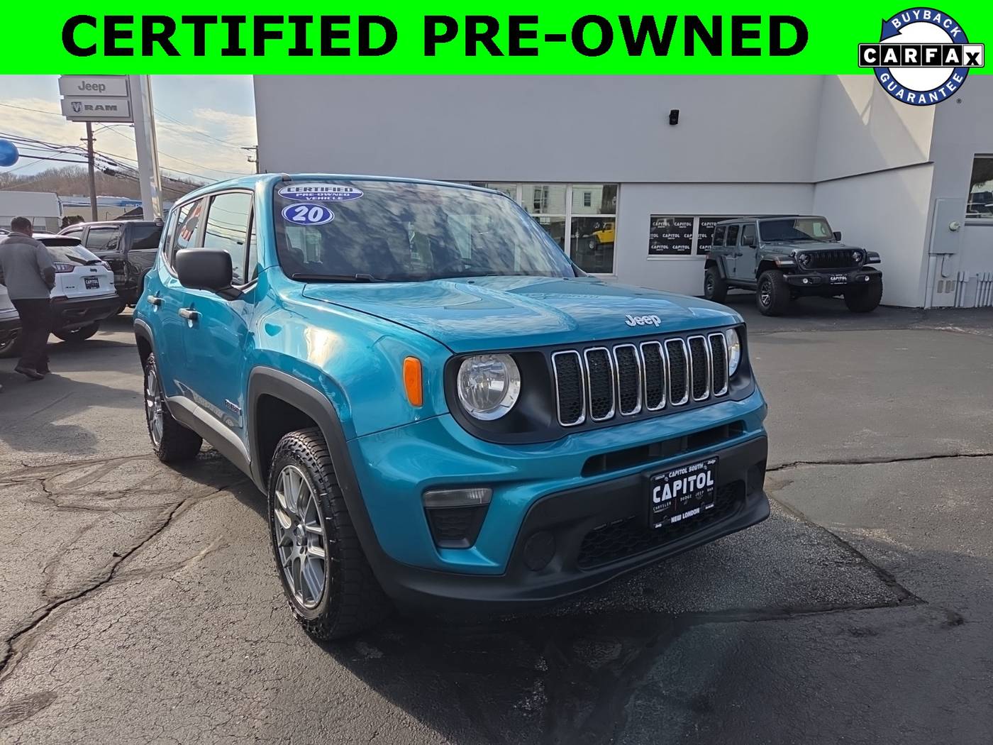 2020 Jeep Renegade Sport — SUV — 66,369 mi — New London, CT
