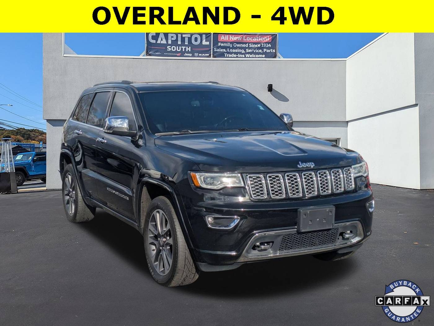 2018 Jeep Grand Cherokee Overland — SUV — 108,876 mi — New London, CT
