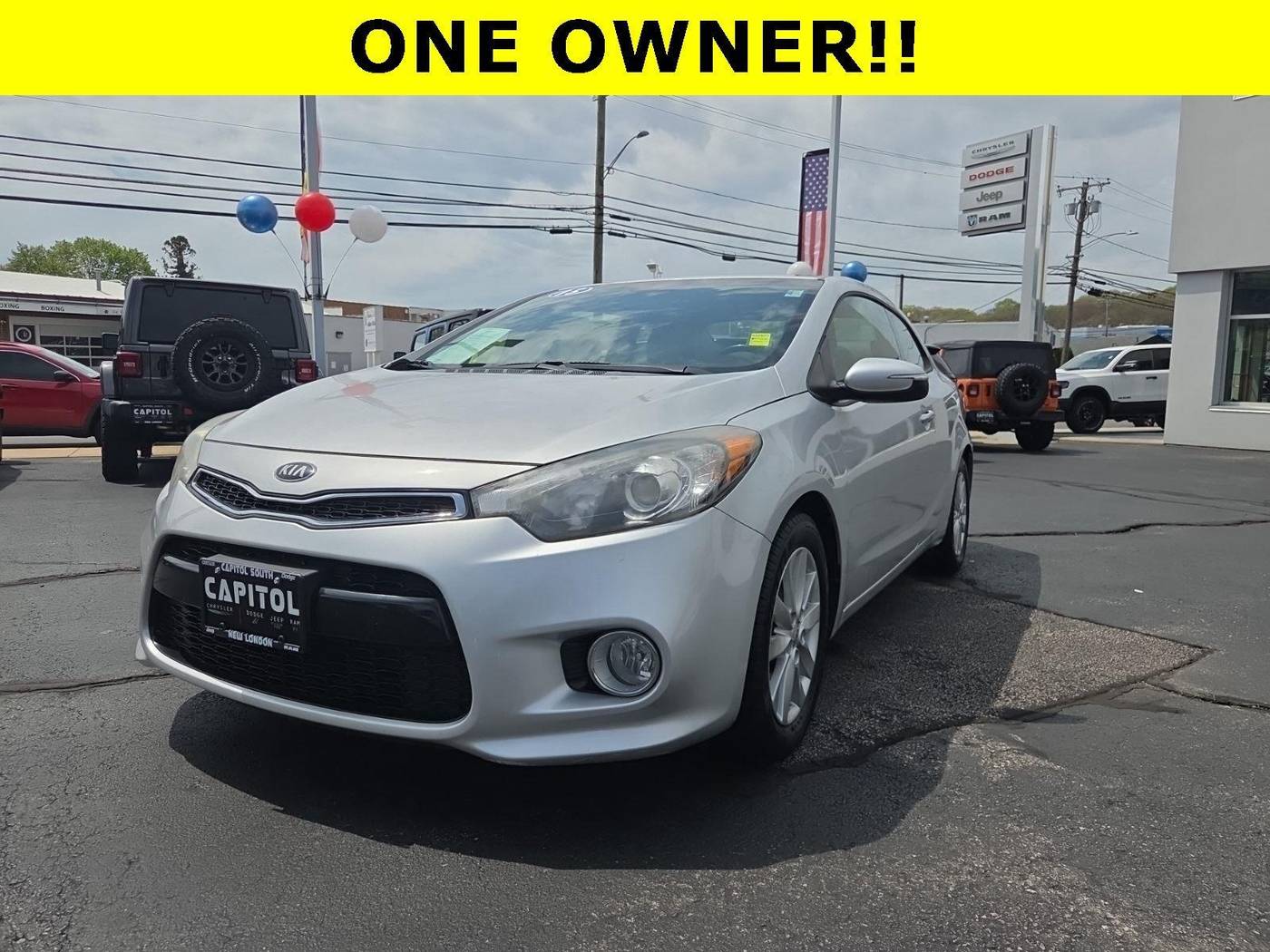 2015 Kia Forte EX — Coupe — 87,379 mi — New London, CT