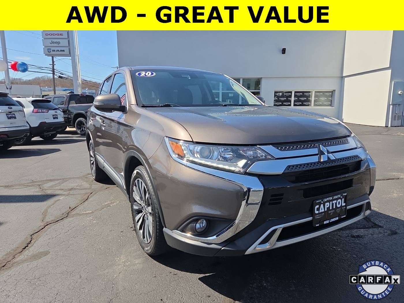 2020 Mitsubishi Outlander ES — SUV — 113,857 mi — New London, CT