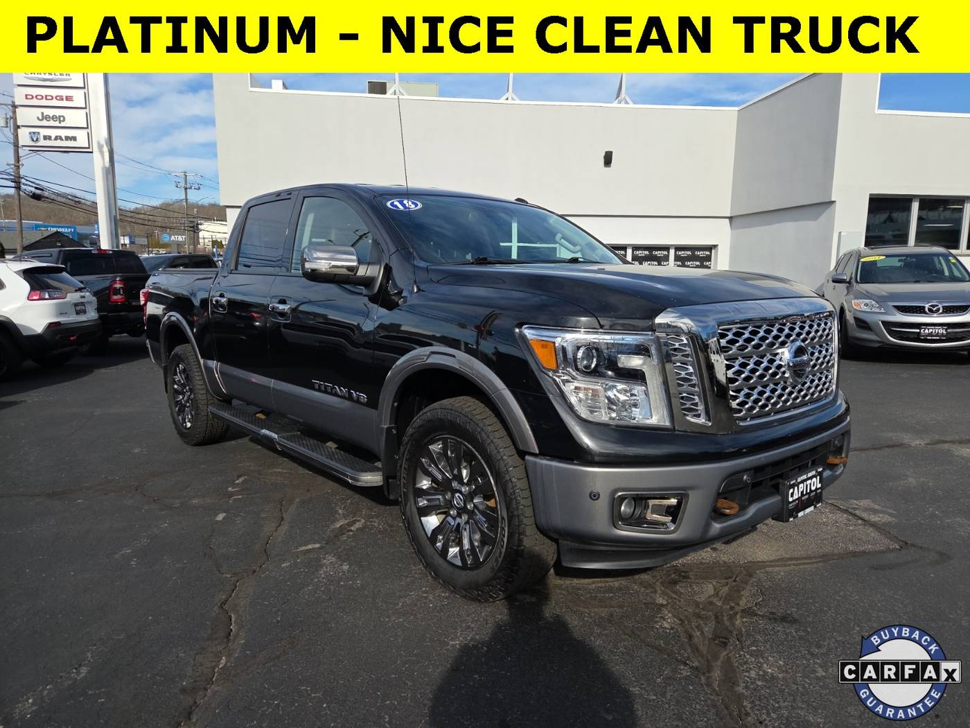 2018 Nissan Titan Platinum Reserve — Pickup Truck — 158,818 mi — New London, CT