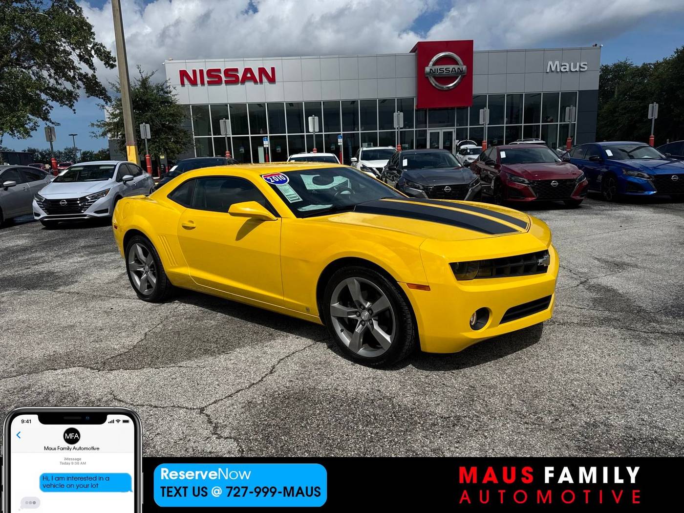 2010 Chevrolet Camaro 2LT — Coupe — 98,446 mi — New Port Richey, FL