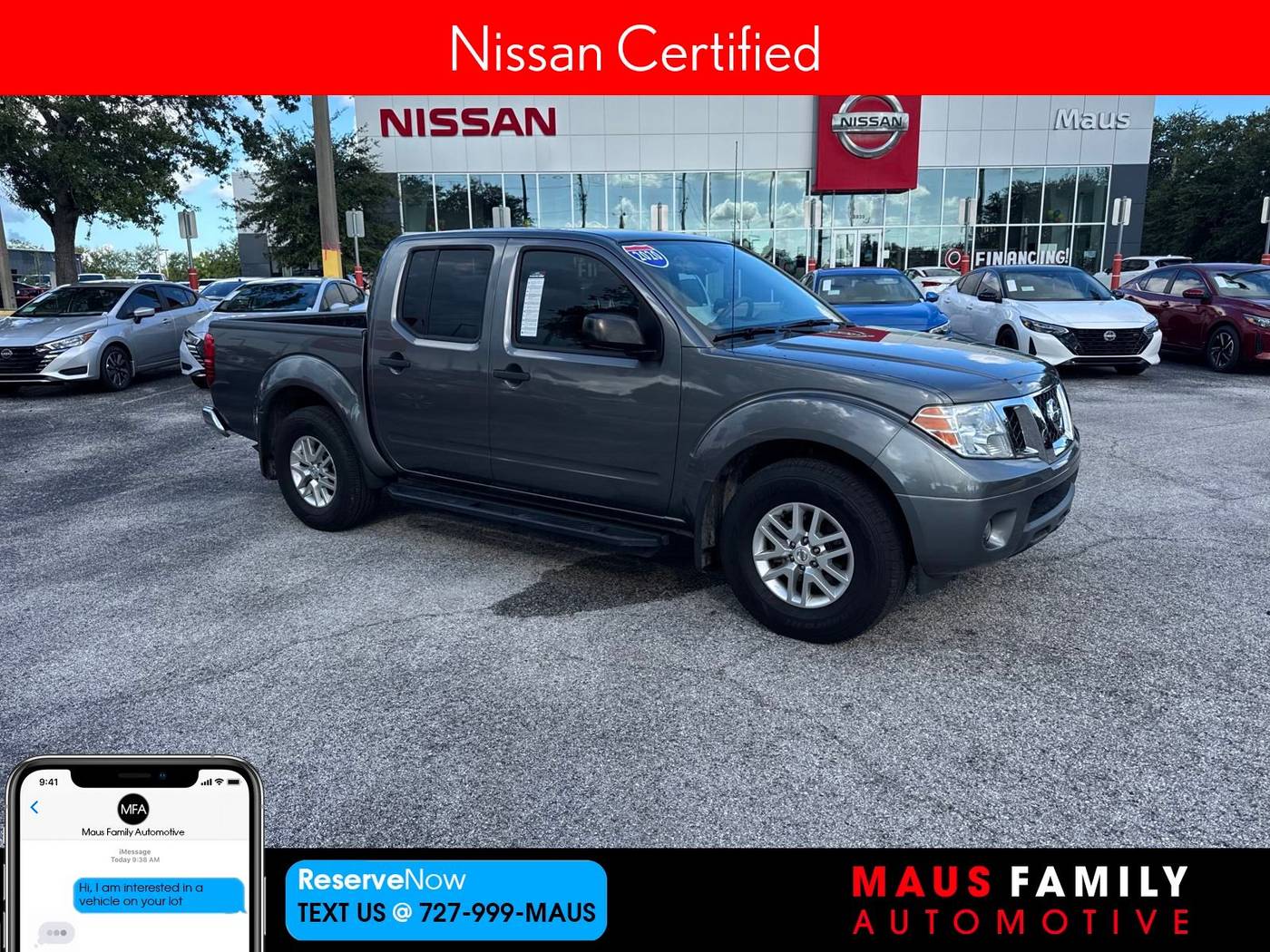 2020 Nissan Frontier SV — Pickup Truck — 33,088 mi — New Port Richey, FL