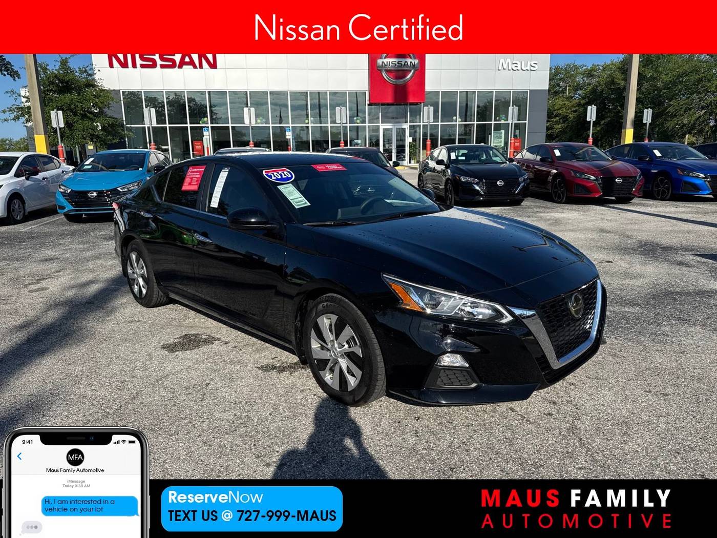 2020 Nissan Altima S — Sedan — 51,063 mi — New Port Richey, FL