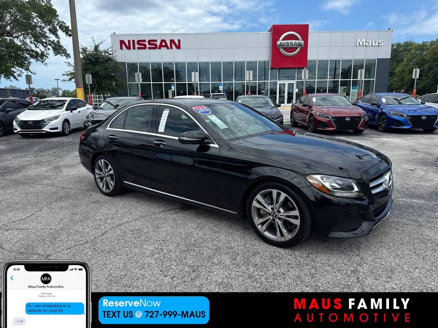 2018 Mercedes-Benz C-Class C 300 — Sedan — 58,586 mi — New Port Richey, FL