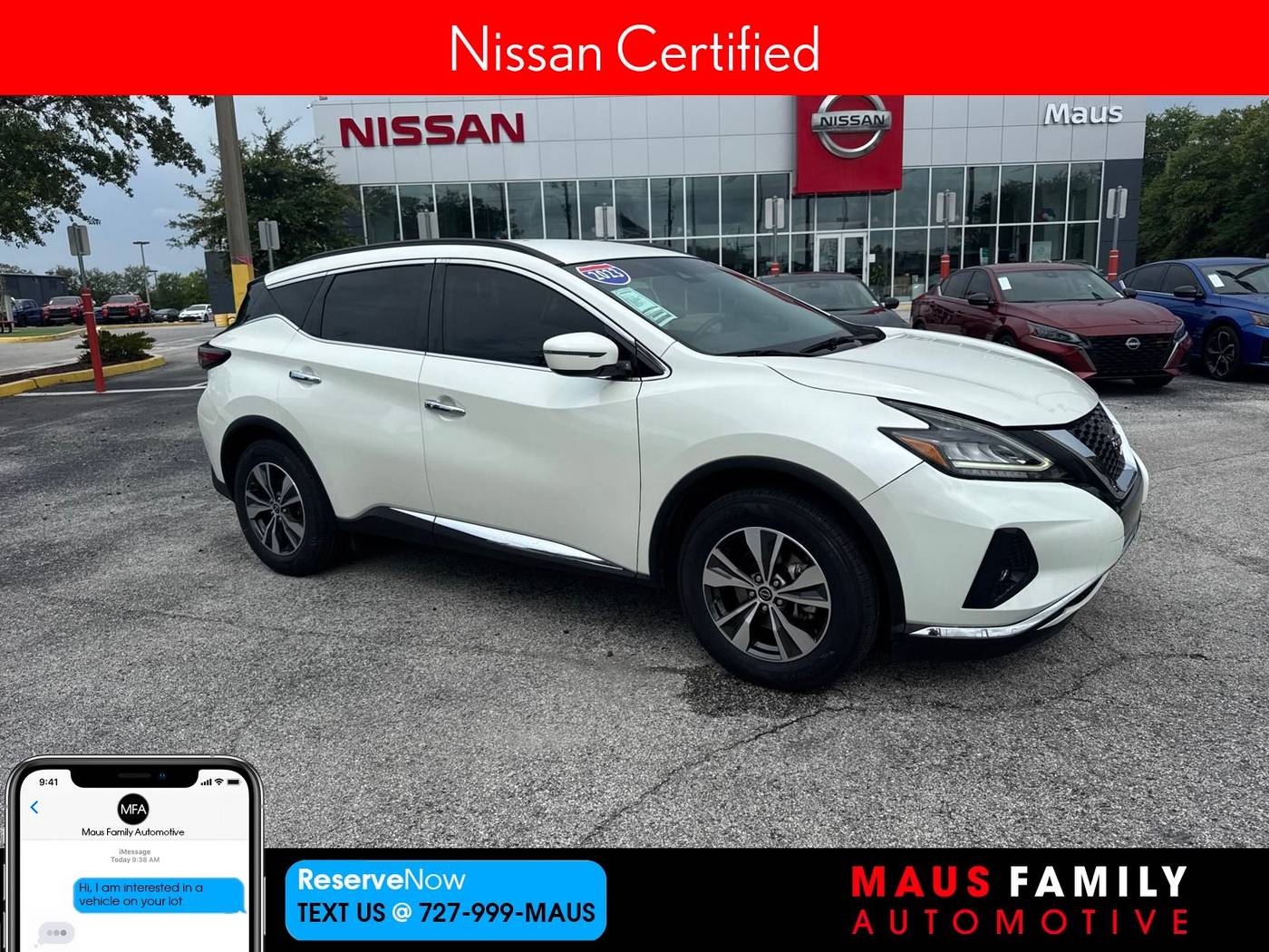2023 Nissan Murano SV — SUV — 66,737 mi — New Port Richey, FL