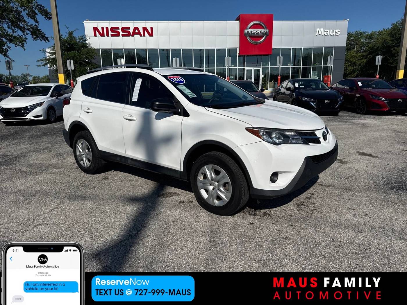 2015 Toyota RAV4 LE — SUV — 125,157 mi — New Port Richey, FL
