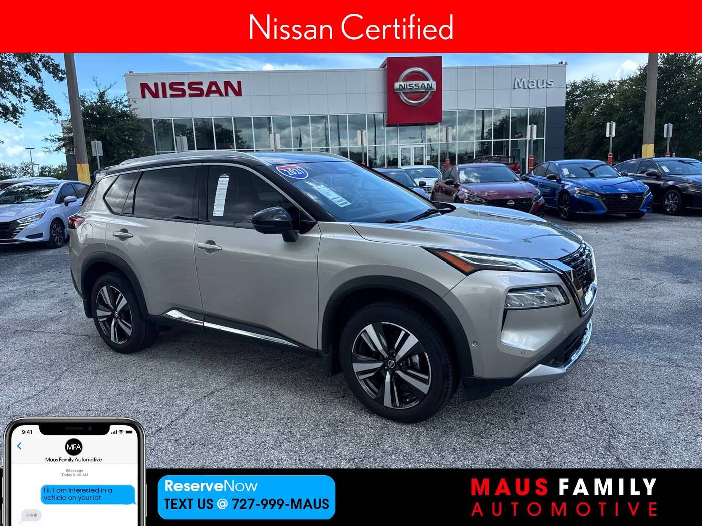 2021 Nissan Rogue Platinum — SUV — 45,821 mi — New Port Richey, FL
