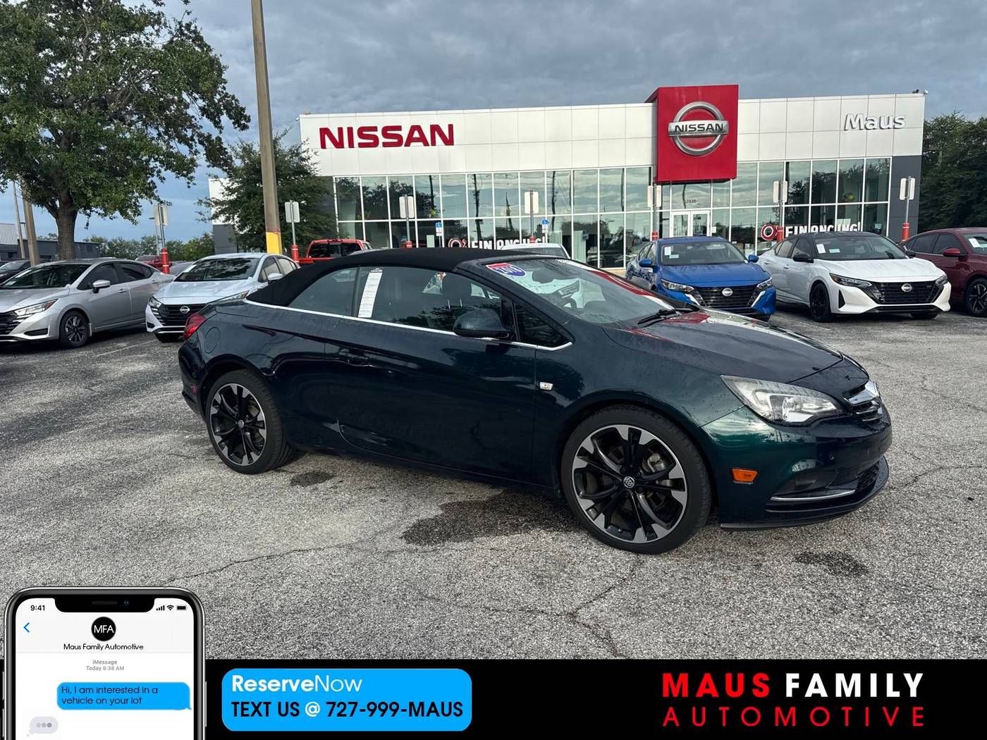 2018 Buick Cascada Sport Touring — Convertible — 72,033 mi — New Port Richey, FL