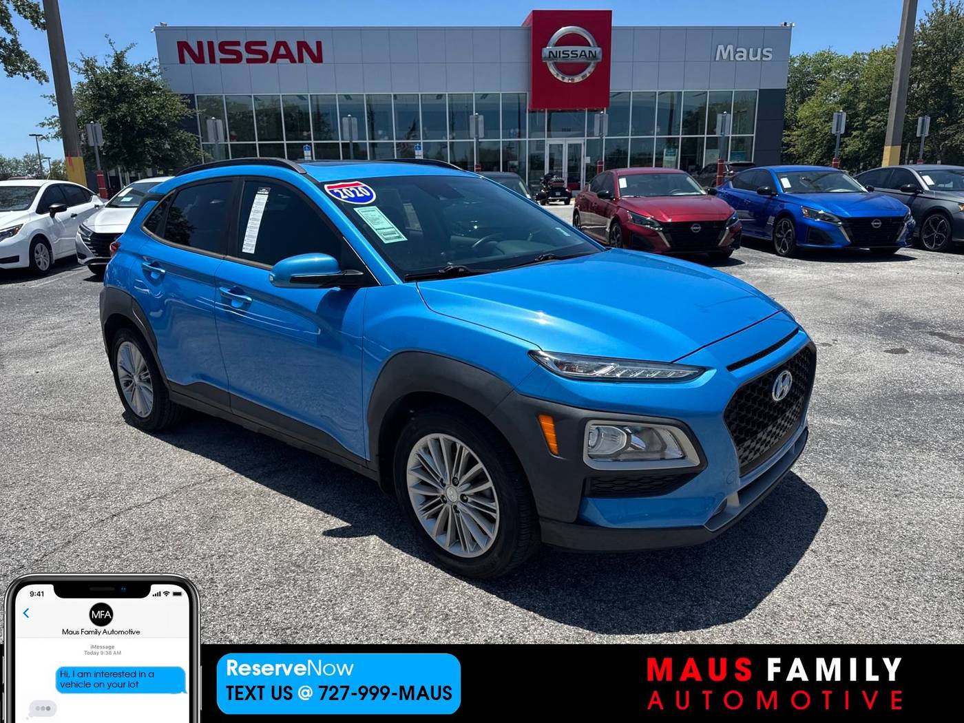 2020 Hyundai Kona SEL Plus — SUV — 48,701 mi — New Port Richey, FL