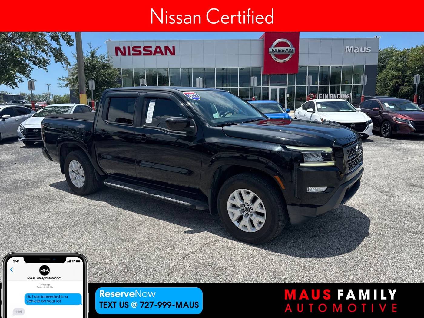 2022 Nissan Frontier SV — Pickup Truck — 18,287 mi — New Port Richey, FL