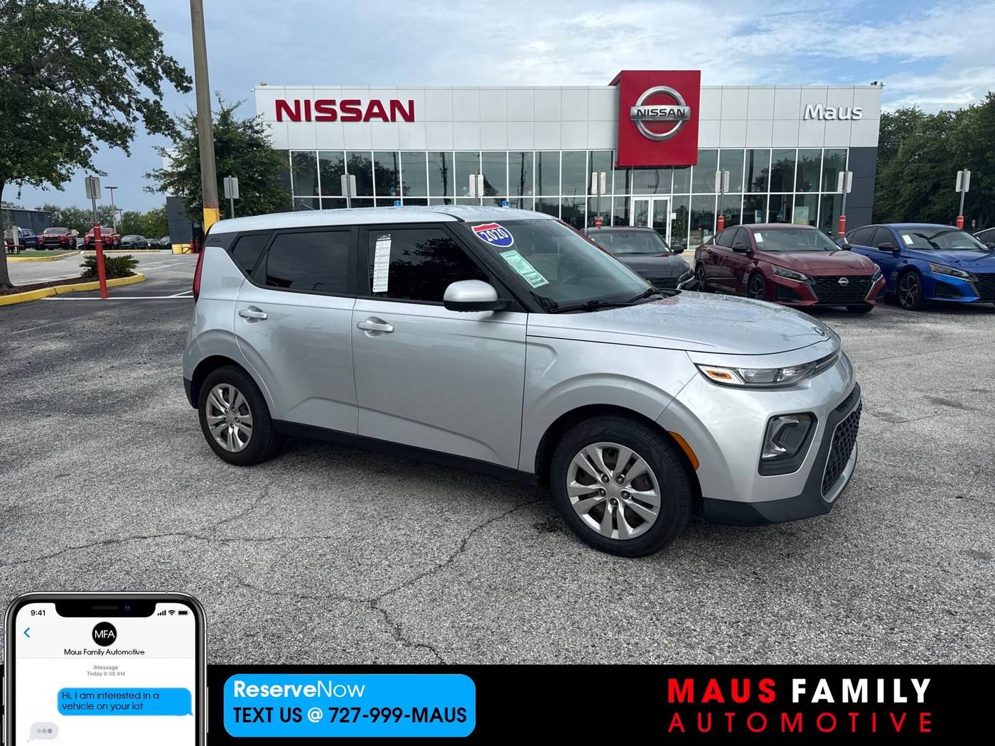 2020 Kia Soul LX — Hatchback — 92,331 mi — New Port Richey, FL