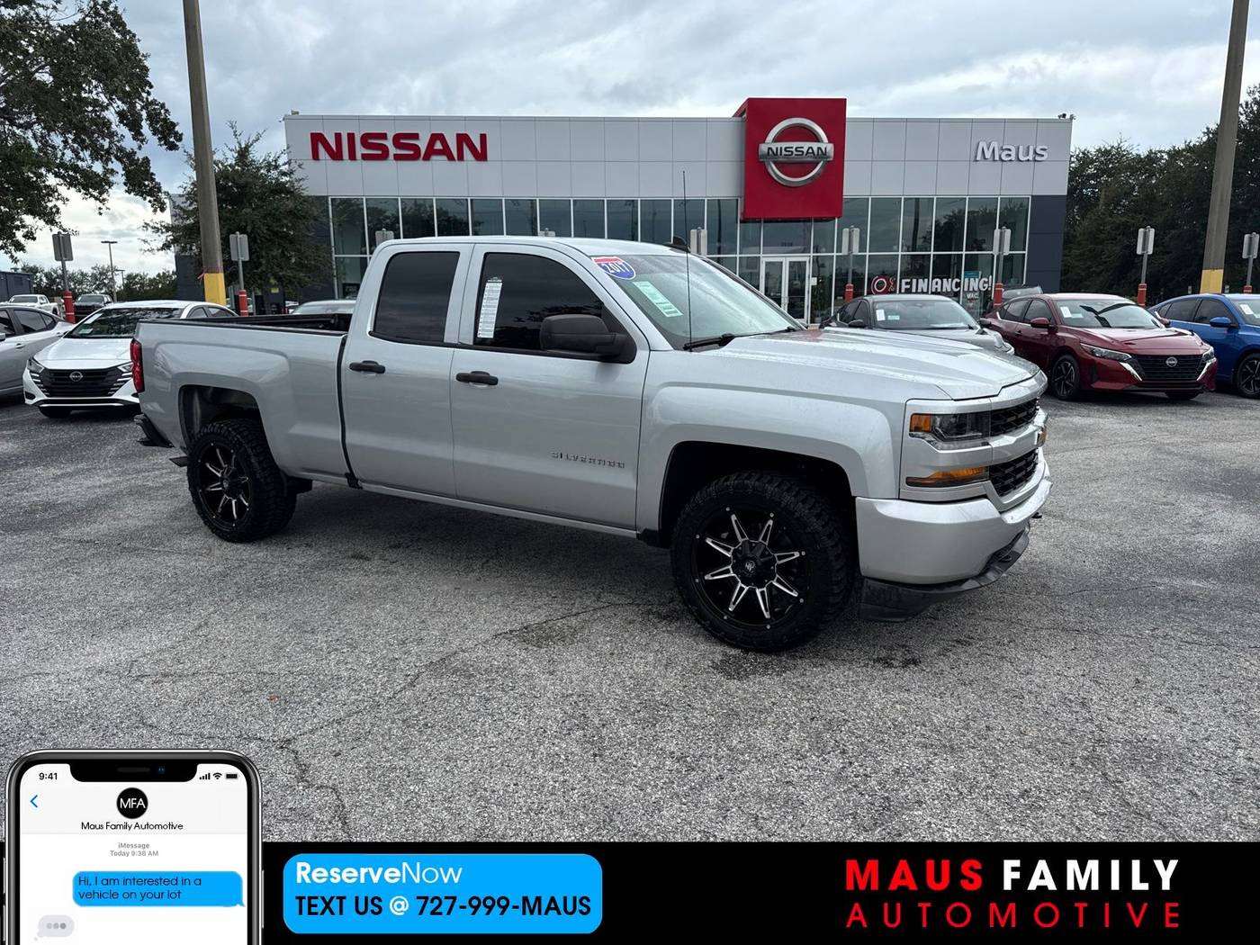2017 Chevrolet Silverado 1500 Custom — Pickup Truck — 94,839 mi — New Port Richey, FL