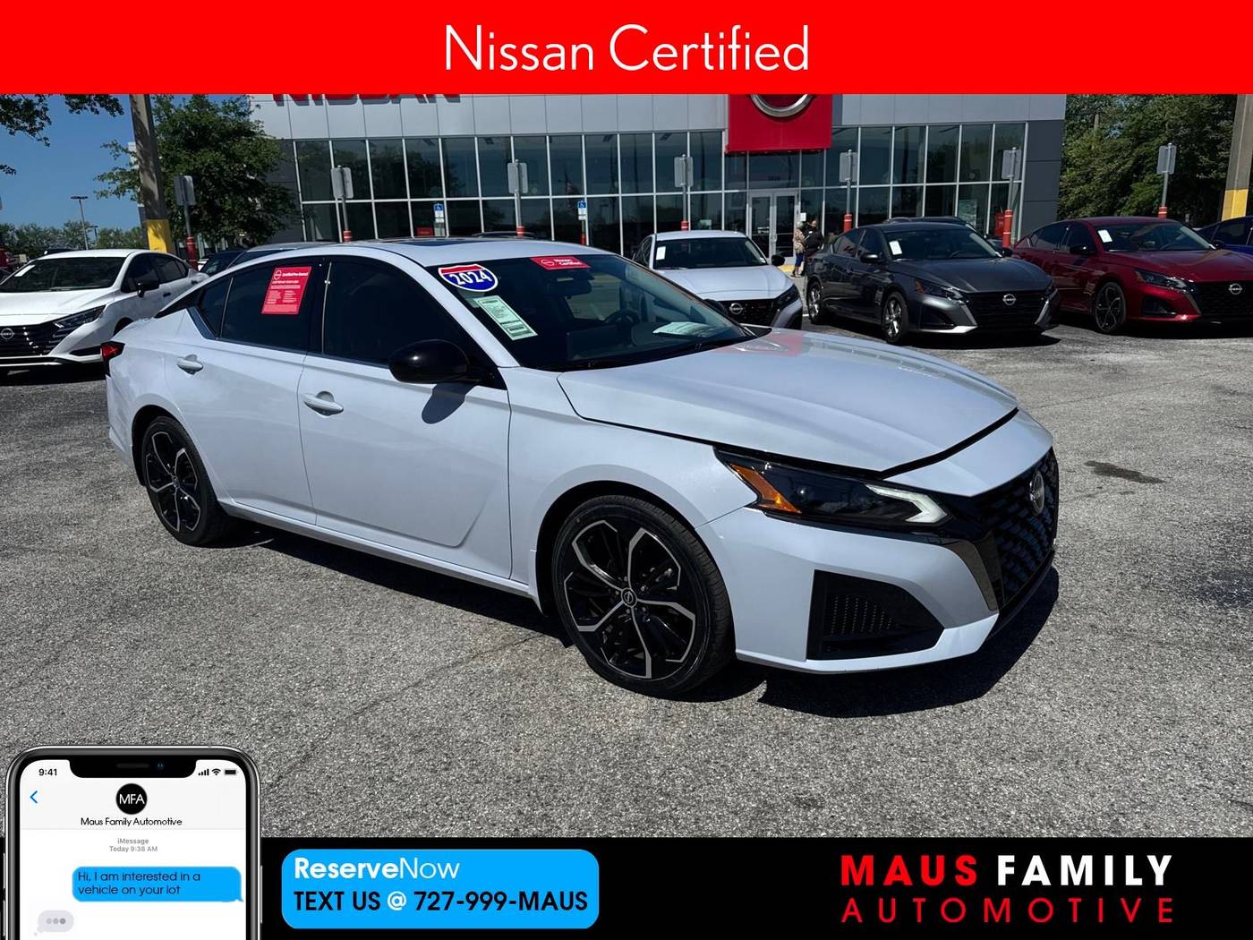 2024 Nissan Altima SR — Sedan — 36,782 mi — New Port Richey, FL