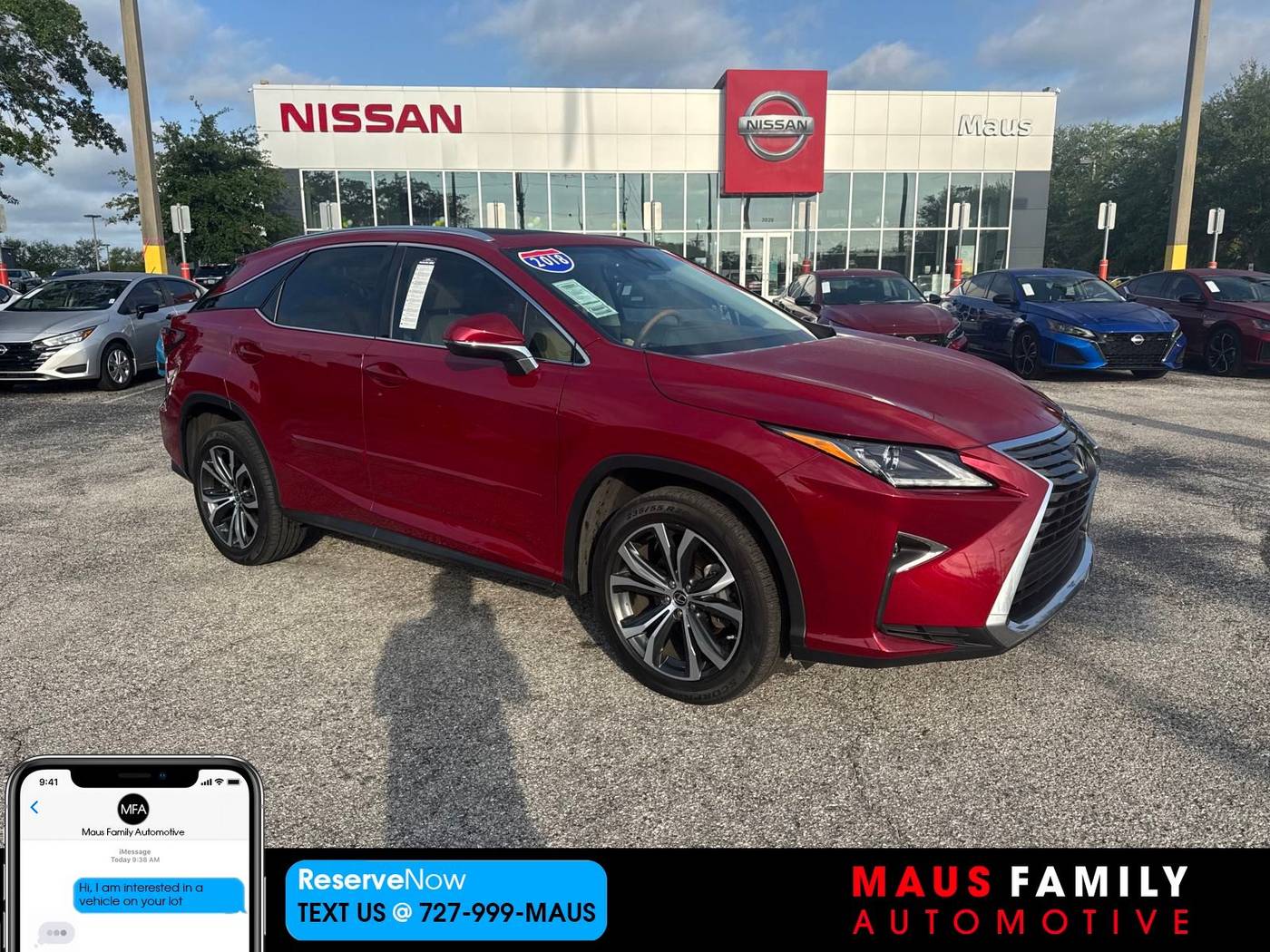 2018 Lexus RX RX 350 — SUV — 40,685 mi — New Port Richey, FL