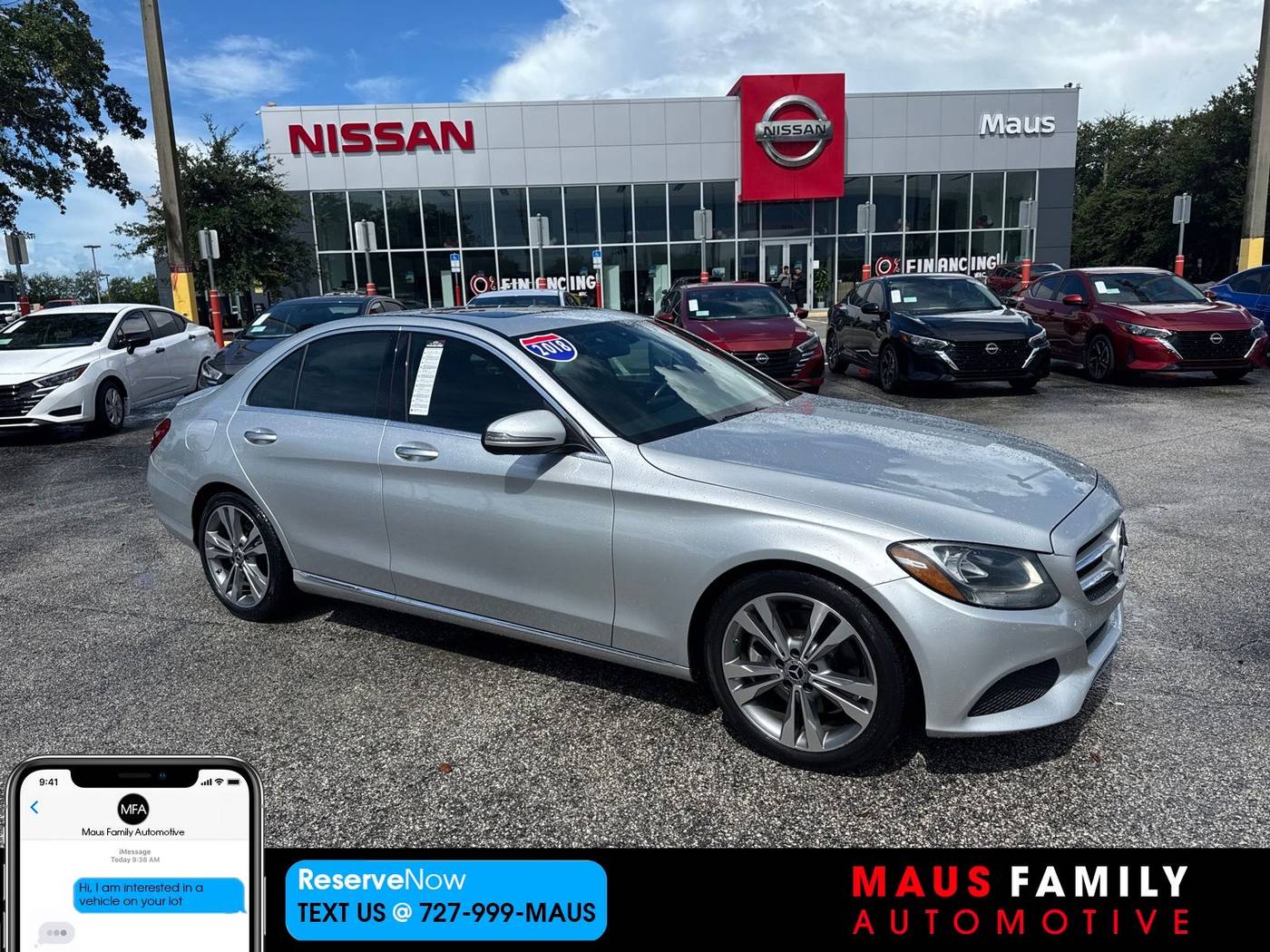 2018 Mercedes-Benz C-Class C 300 — Sedan — 53,425 mi — New Port Richey, FL