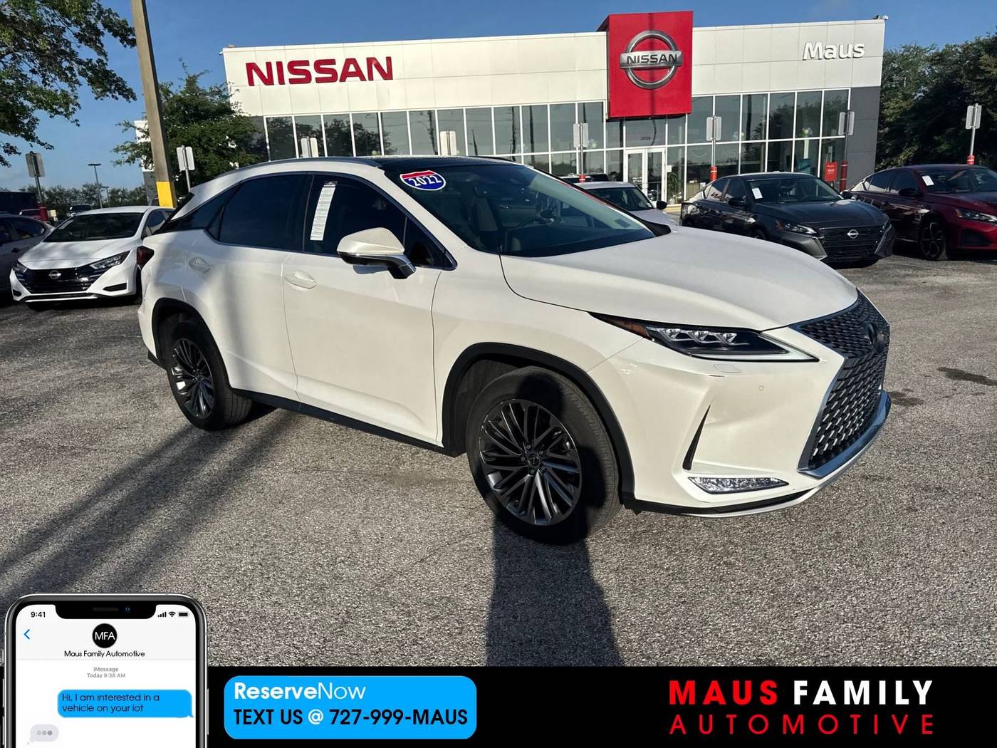 2022 Lexus RX RX 350 — SUV — 21,806 mi — New Port Richey, FL