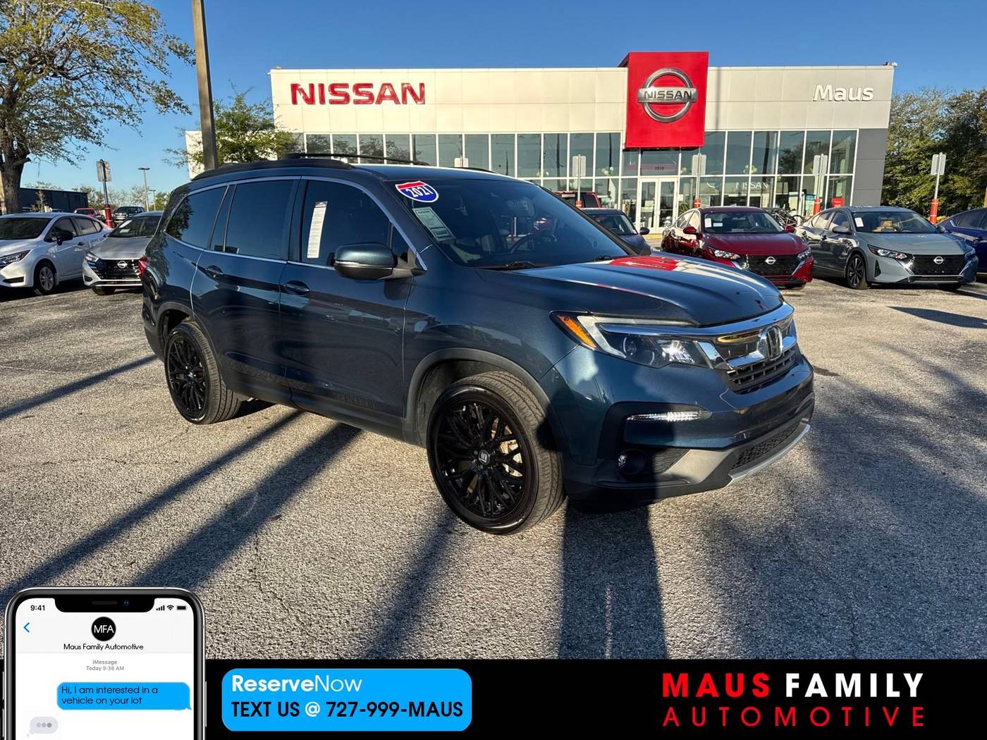 2021 Honda Pilot EX — SUV — 96,201 mi — New Port Richey, FL