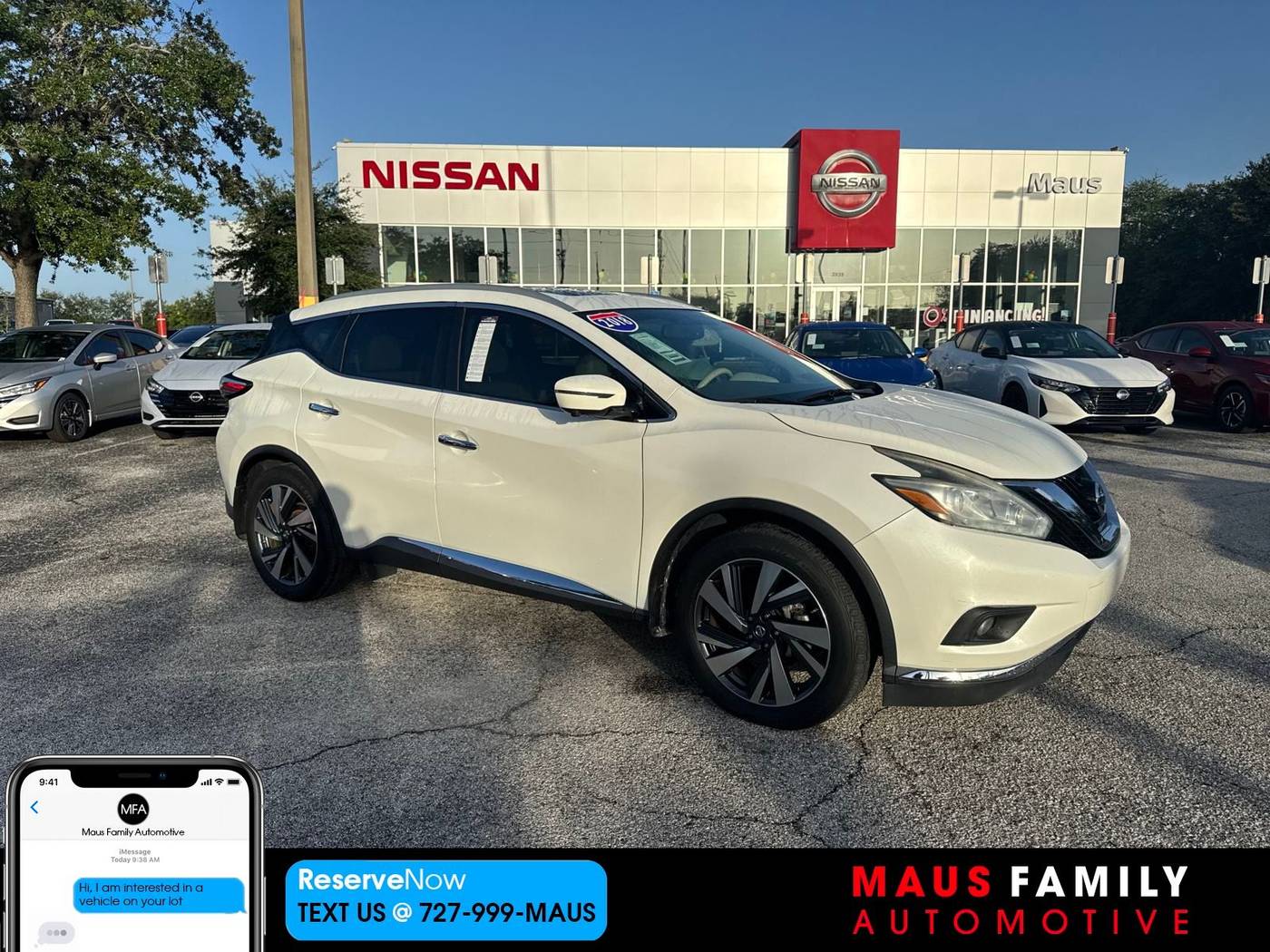 2018 Nissan Murano Platinum — SUV — 69,848 mi — New Port Richey, FL