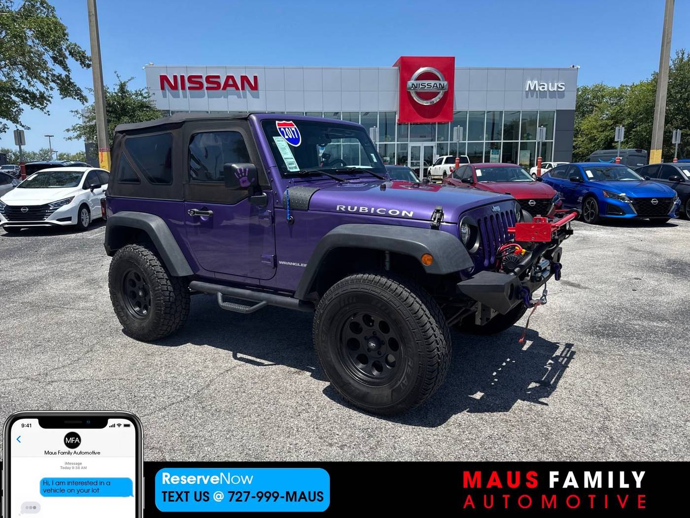 2017 Jeep Wrangler Rubicon — SUV — 65,782 mi — New Port Richey, FL