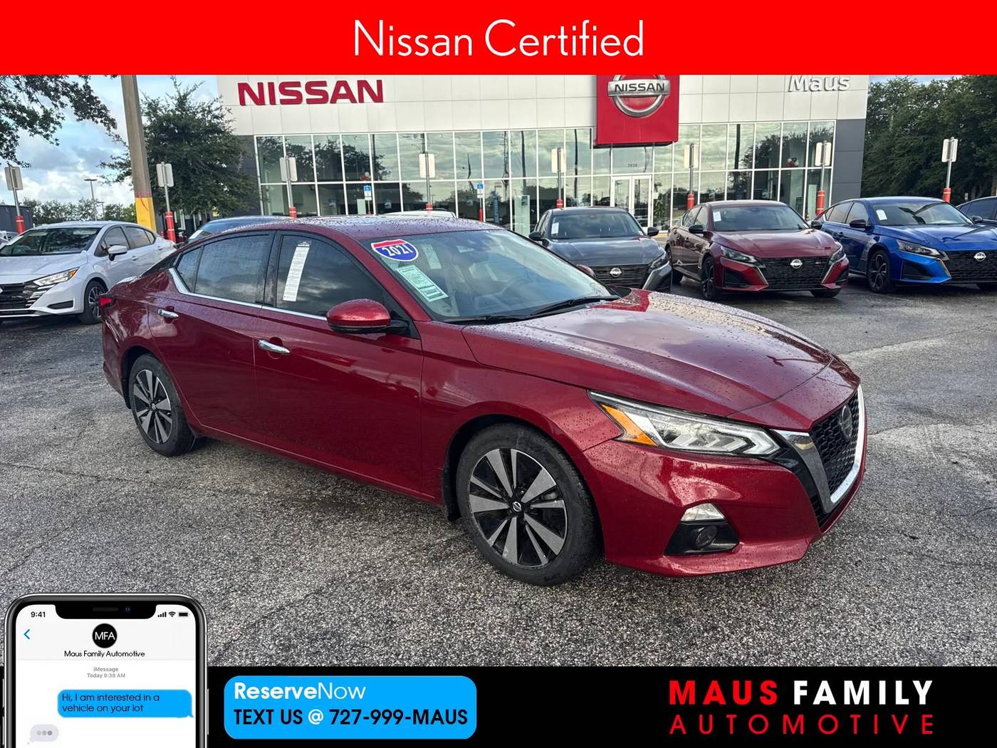 2021 Nissan Altima SL — Sedan — 30,323 mi — New Port Richey, FL