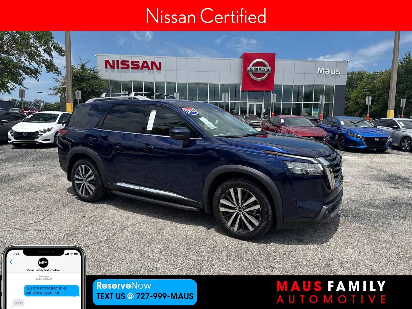 2022 Nissan Pathfinder Platinum — SUV — 40,514 mi — New Port Richey, FL