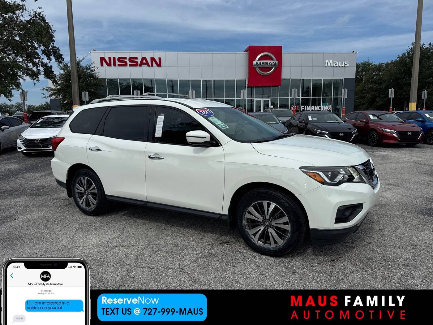 2017 Nissan Pathfinder S — SUV — 72,911 mi — New Port Richey, FL