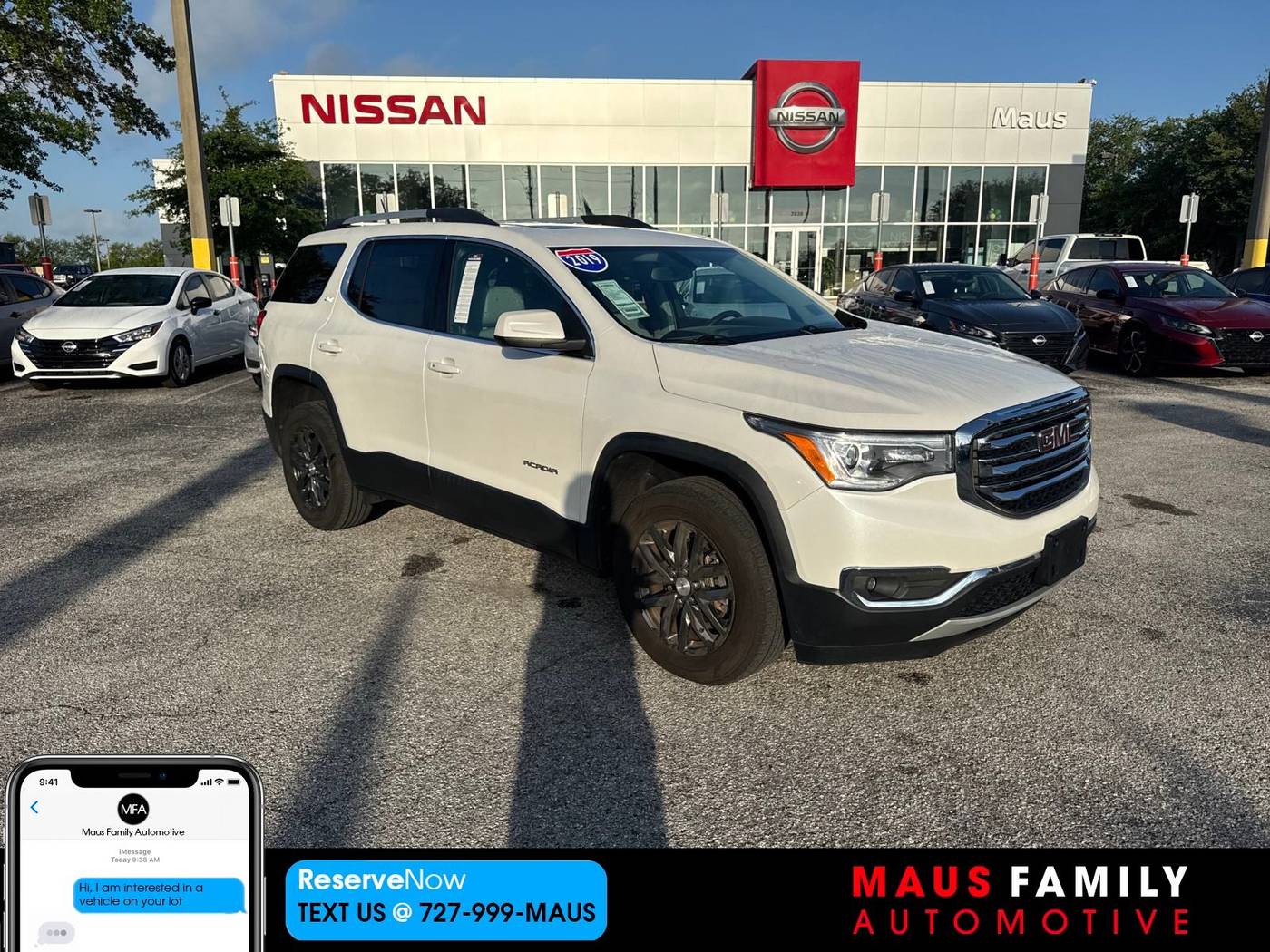 2019 GMC Acadia SLT — SUV — 66,604 mi — New Port Richey, FL