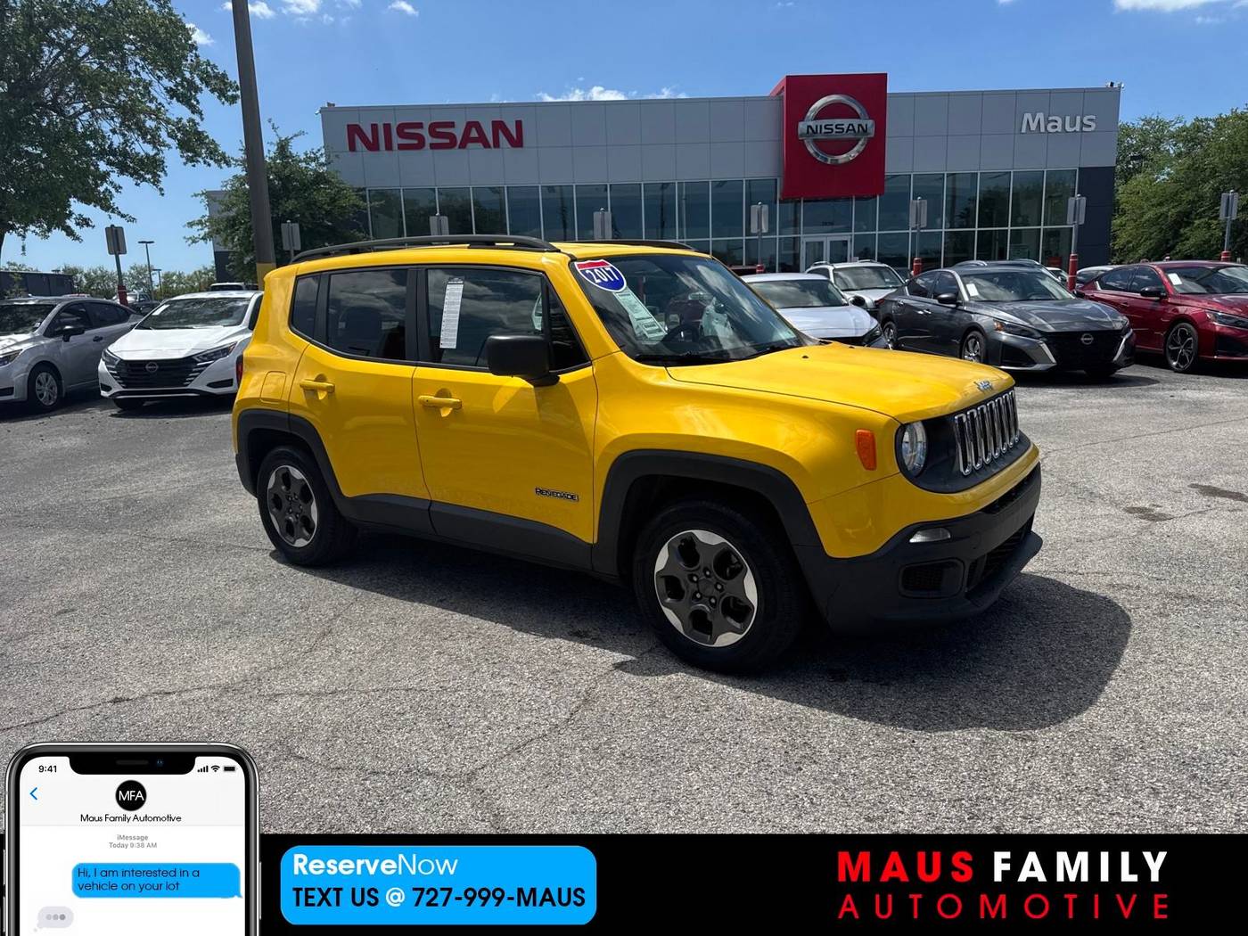 2017 Jeep Renegade Sport — SUV — 95,977 mi — New Port Richey, FL