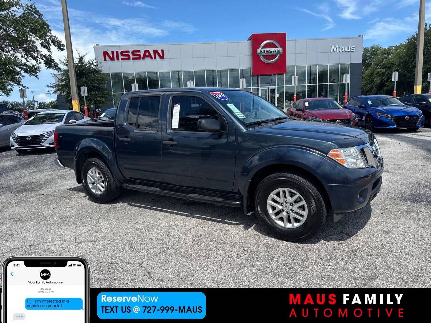 2019 Nissan Frontier SV V6 — Pickup Truck — 95,512 mi — New Port Richey, FL
