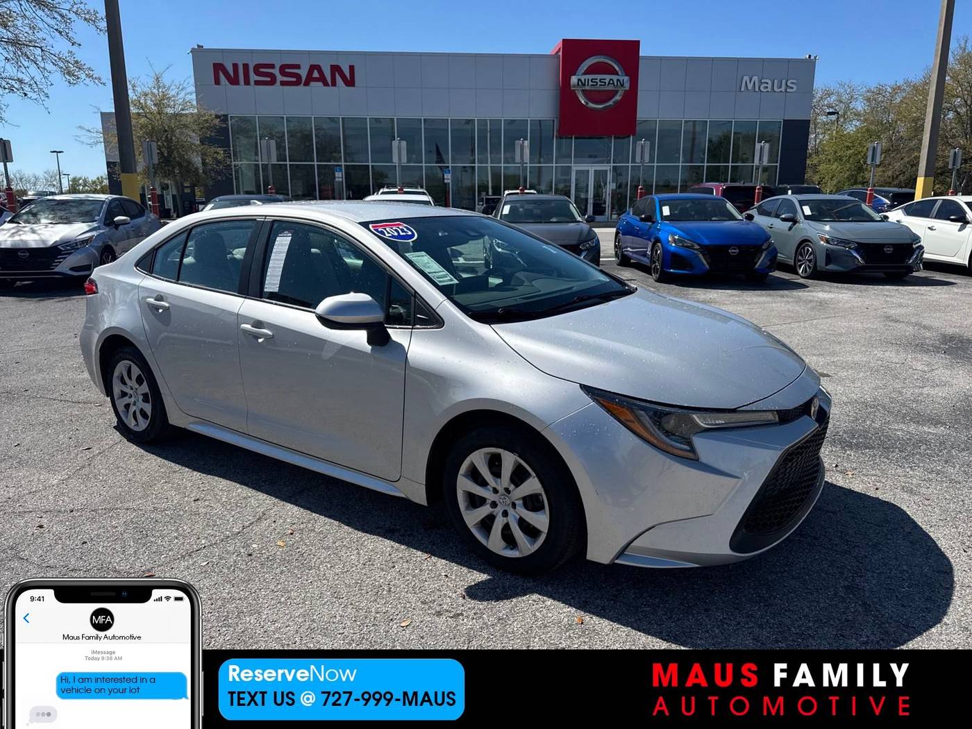 2021 Toyota Corolla LE — Sedan — 13,417 mi — New Port Richey, FL
