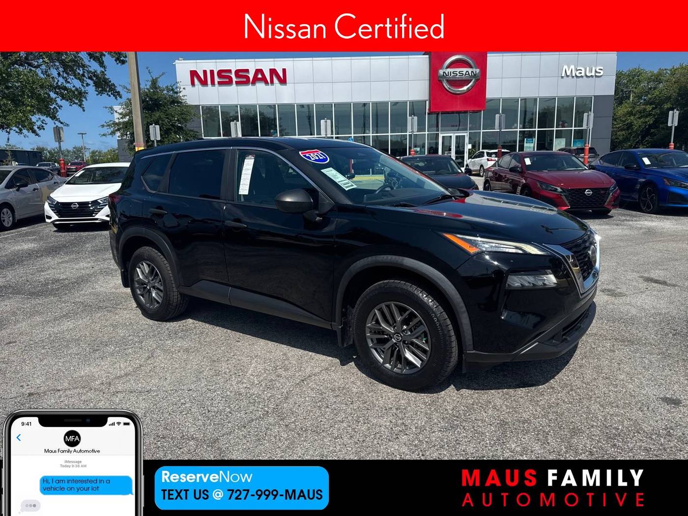 2021 Nissan Rogue S — SUV — 62,814 mi — New Port Richey, FL